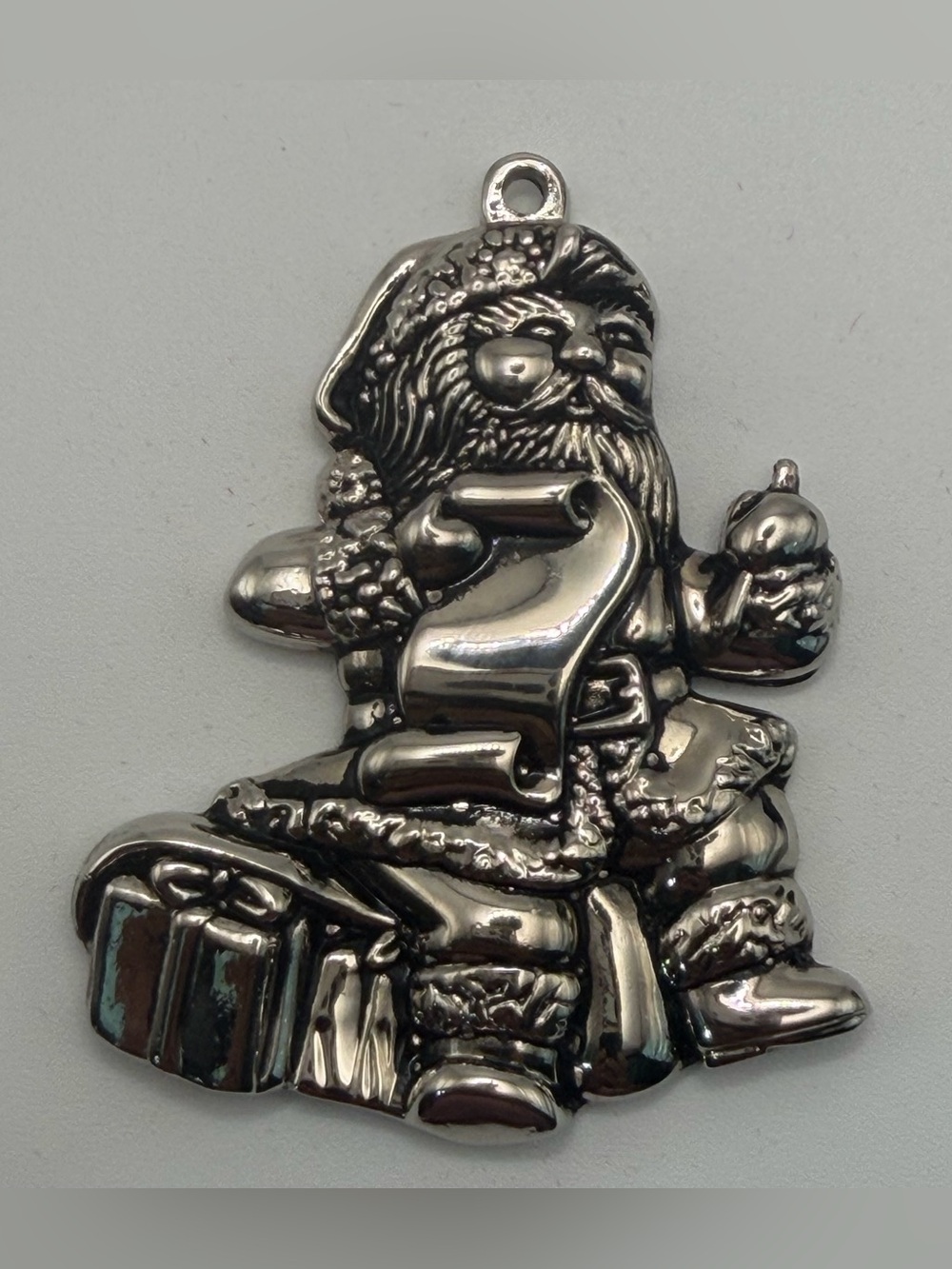 Gorham Silver Santa Claus Pendant Ornament